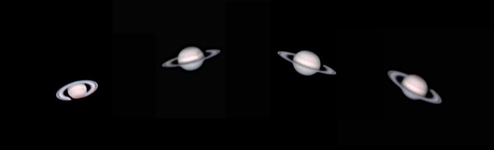 Bascule des anneaux de Saturne entre 2005 et 2008